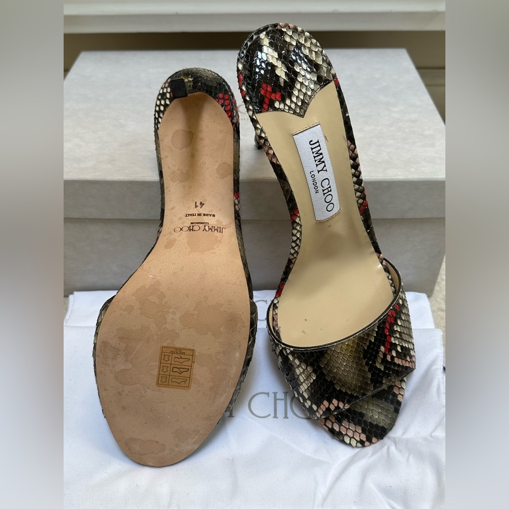 Jimmy Choo Python Mules - image 6